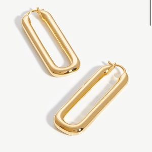 Missoma Ovate Hoop Earrings